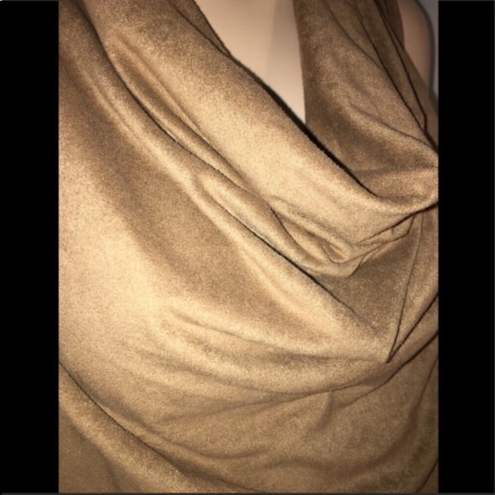 Worthington cowl neck blouse brown medium - Picture 4 of 7